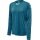 hummel Sport-Langarmshirt hmlCORE XK Poly Jersey (Interlock-Stoff) coralblau Herren