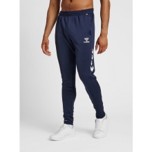 hummel Sporthose hmlCORE XK Training Poly Pants (Polyester-Sweatstoff) Lang marineblau Herren