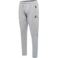 hummel Sporthose hmlMOVE Grid Cotton Pant (100% Baumwolle) lang grau Herren