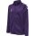 hummel Sport-Trainingsjacke hmlCORE XK Poly Zip Sweat (Polyester-Sweatstoff, Front-Reißverschluss) violett/weiss Kinder