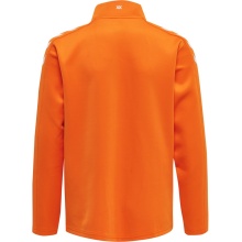 hummel Sport-Trainingsjacke hmlCORE XK Poly Zip Sweat (Polyester-Sweatstoff, Front-Reißverschluss) orange Kinder