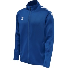 hummel Sport-Trainingsjacke hmlCORE XK Poly Zip Sweat (Polyester-Sweatstoff, Front-Reißverschluss) dunkelblau Herren