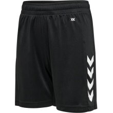 hummel Sporthose hmlCORE XK Poly Shorts (robuster Doppelstrick, ohne Seitentaschen) Kurz schwarz Kinder