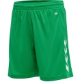 hummel Sporthose hmlCORE XK Poly Shorts (robuster Doppelstrick, ohne Seitentaschen) Kurz grün Kinder