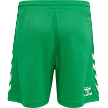 hummel Sporthose hmlCORE XK Poly Shorts (robuster Doppelstrick, ohne Seitentaschen) Kurz grün Kinder