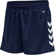 hummel Sporthose hmlCORE XK Poly Shorts (robuster Doppelstrick, ohne Seitentaschen) Kurz marineblau Kinder