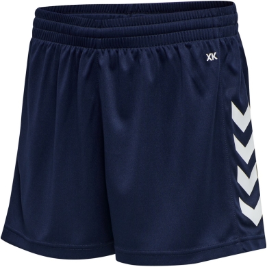 hummel Sporthose hmlCORE XK Poly Shorts (robuster Doppelstrick, ohne Seitentaschen) Kurz marineblau Kinder