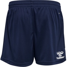 hummel Sporthose hmlCORE XK Poly Shorts (robuster Doppelstrick, ohne Seitentaschen) Kurz marineblau Kinder