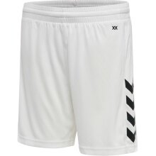 hummel Sporthose hmlCORE XK Poly Shorts (robuster Doppelstrick, ohne Seitentaschen) Kurz weiss Kinder