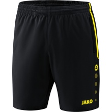 JAKO Sporthose Short Competition 2.0 kurz schwarz/neongelb Jungen