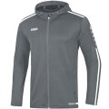 JAKO Kapuzenjacke Striker 2.0 grau/weiss Damen