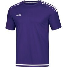 JAKO Sport-Tshirt Trikot Striker 2.0 KA (100% Polyester Keep Dry) Kurzarm lila/weiss Jungen