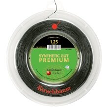 Kirschbaum Tennissaite Synthetic Gut Premium schwarz 200m Rolle