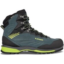 Lowa Wanderschuhe Cadin II Mid GTX (Zustieg, wasserdicht) stahlblau/limone Herren