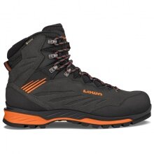 Lowa Wanderschuhe Cadin II Mid GTX (Zustieg, wasserdicht) anthrazit/flame Herren