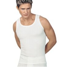 Medima Unterwäsche Achselhemd ärmellos (40% Angora und Wolle) weiss Herren (Gr. XL-XXL)