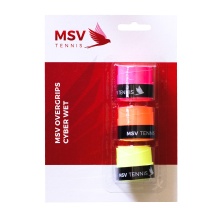 MSV Overgrip Cyber Wet 0.6mm (Schweissabsorption/Haltbarkeit) sortiert 3er