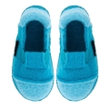 nanga Hausschuhe Slipper Berg - 100% Schurwolle - türkisblau Kinder/Jugendliche (Größe 31-35)