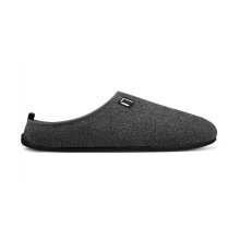 nanga Hausschuhe Pantoffel Wool Slipper - 100% Schurwolle - grau/schwarz (Größe 43-46)