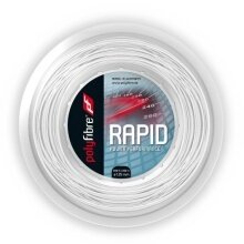 Polyfibre Tennissaite TCS rapid (Haltbarkeit+Power) weiss 200m Rolle