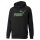 Puma Kapuzenpullover Hoodie Graphic Big Logo - Baumwolle, gefüttert - schwarz Herren