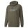 Puma Freizeit Kapuzenpullover Hoodie Graphic Big Logo - Baumwolle, gefüttert - dunkelgrün Herren