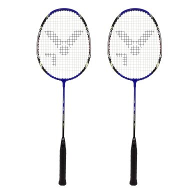 Victor Badmintonschläger AL2200 blau - besaitet - <b>( 2er SET ) </b>