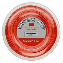 Signum Pro Tennissaite Poly Plasma (Haltbarkeit) orange 100m Rolle