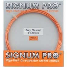 Signum Pro Tennissaite Poly Plasma (Haltbarkeit) orange 12m Set