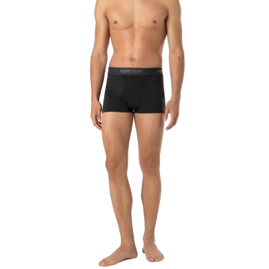 super natural Boxershort Tundra 175 - Merinowolle - Unterwäsche schwarz Herren - 1 Stück