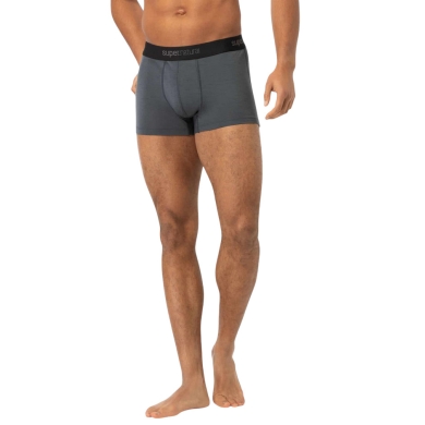 super natural Boxershort Tundra 175 - Merinowolle - Unterwäsche dunkelgrau Herren - 1 Stück