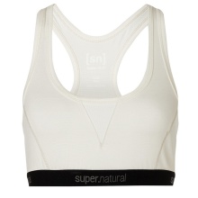 super natural Funktionsunterwäsche Sport-Bra Tundra 220 Semplice (angenehmer Tragekomfort) weiss Damen