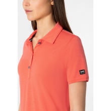 super natural Freizeit-Polo Sporty (Merino-Mix) korallrot Damen