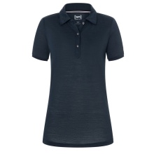 super natural Freizeit-Polo Sporty (Merino-Mix) dunkelblau Damen