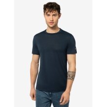 super natural Freizeit-Tshirt Essential (Merino-Mix) dunkelblau Herren