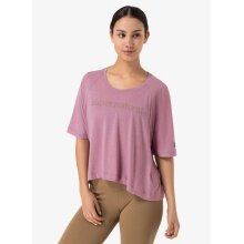 super natural Sport-/Freizeitshirt Liquid Flow Tee (atmungsaktiv, temperaturregulierung) orchidpink Damen