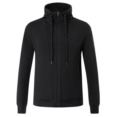 super natural Kapuzenjacke Everyday Hoodie (Merino-Mix) schwarz Herren