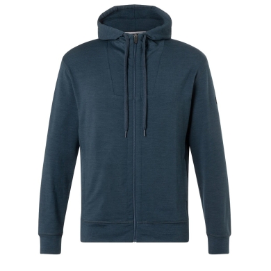 super natural Kapuzenjacke Everyday Hoodie (Merino-Mix) dunkelblau Herren