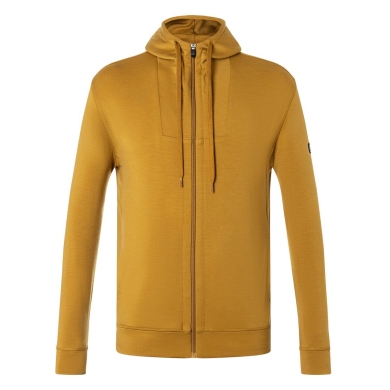 super natural Kapuzenjacke Everyday Hoodie (Merino-Mix) gelb Herren