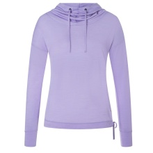 super natural Kapuzenpullover Funnel Hoodie (Merinowolle) lavender Damen