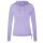 super natural Kapuzenpullover Funnel Hoodie (Merinowolle) lavender Damen