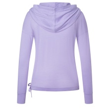 super natural Kapuzenpullover Funnel Hoodie (Merinowolle) lavender Damen