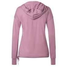 super natural Kapuzenpullover Funnel Hoodie (Merinowolle) orchidpink Damen