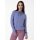 super natural Kapuzenpullover Funnel Hoodie (Merinowolle) blau/violett Damen