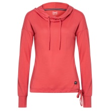 super natural Kapuzenpullover Funnel Hoodie (Merinowolle) rot Damen