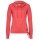 super natural Kapuzenpullover Funnel Hoodie (Merinowolle) rot Damen