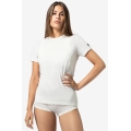 super natural Funktionsunterwäsche Kurzarmshirt Sierra140 Tee (Merino-Mix, Feuchtigkeitstransport) weiss Damen