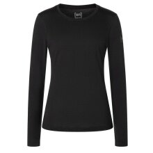 super natural Unterwäsche Langarmshirt Arctic230 - Merinowolle - schwarz Damen