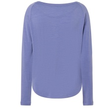 super natural Langarmshirt Everyday Crew (Merino-Mix) violett/blau Damen