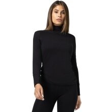 super natural Unterwäsche Langarmshirt Tundra 175 Turtleneck - Merinowolle - schwarz Damen